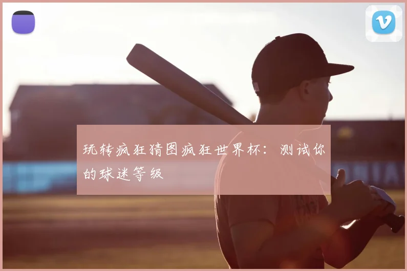 玩转疯狂猜图疯狂世界杯：测试你的球迷等级